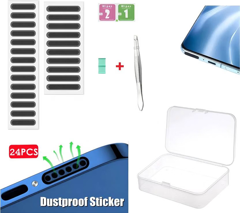 24 pack - Speaker Dust Protector Net Stickers for Android Anti-dust mobile protector - Image 3