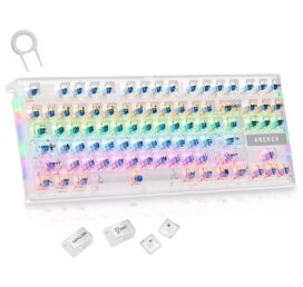 White USB Wired Desktop Keyboard