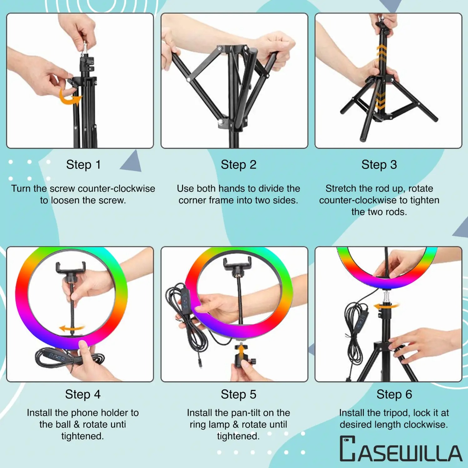 Casewilla Not Applicable Tripod ( Multicolor ) - Image 3