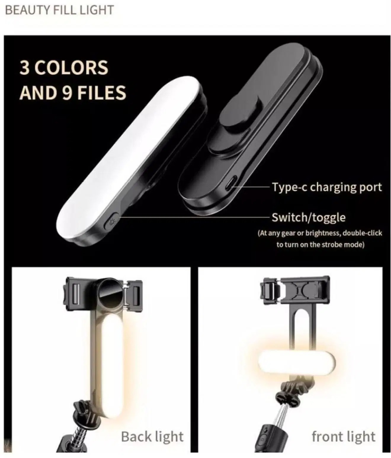 L15 Bluetooth Tripod ( Black ) - Image 3