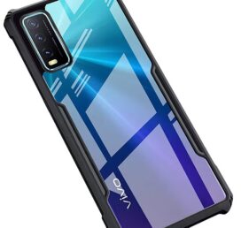 Vivo Y20 Hybrid Covers JMA - Transparent Shock Proof Slim Bumper Case