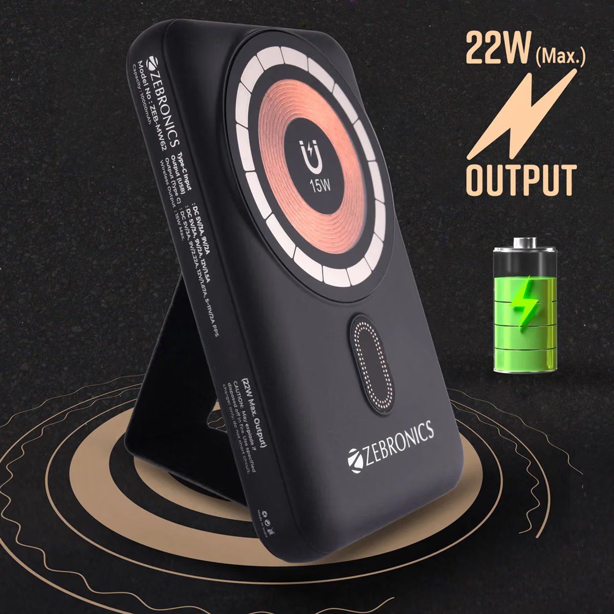 10000 -mAh 22.5W Li-Ion Power Bank